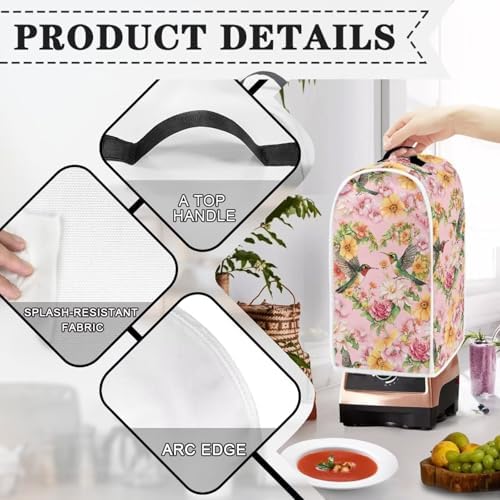 Floral Blossom Birds Blender Dust Cover