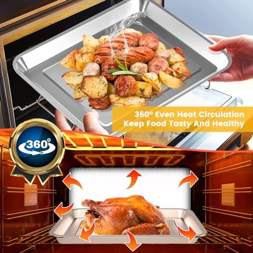 Air Fryer Tray Replacement for Cuisinart TOA-60 TOA-65 TOA-70