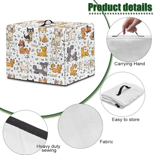 Cartoon Dogs Juicer Cover with Foldable Handle