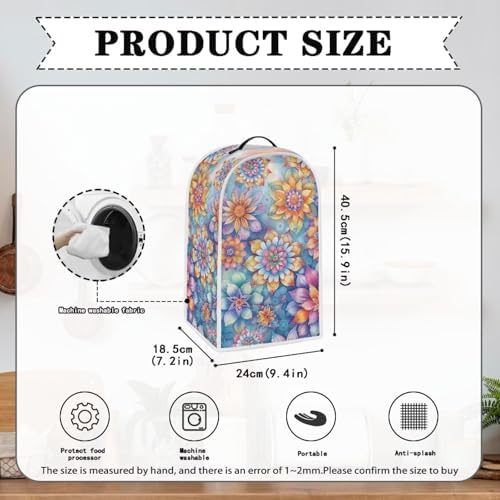 Bohe Flower Print Blender Dust Cover