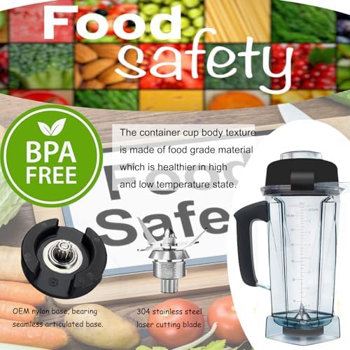 64oz Blender Pitcher Jar for Vitamix