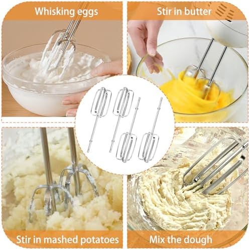 Sefream Hand Mixer Beaters 4 Pack