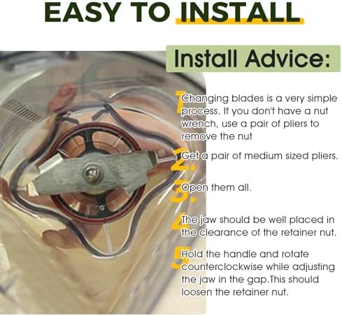DRELD Blender Blade Replacement for Vitamix