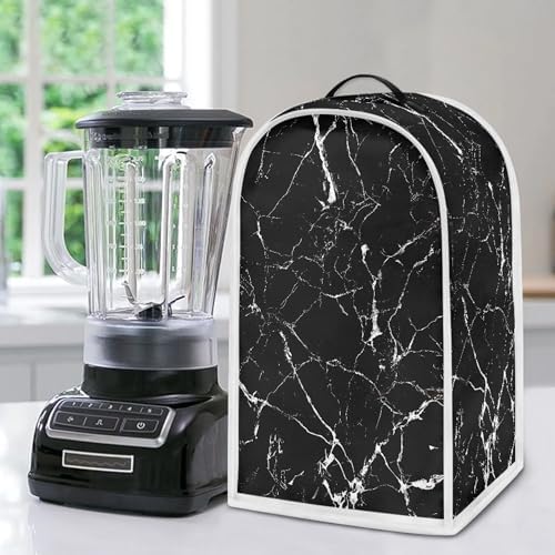 CLOHOMIN Black Marble Print Blender Dust Cover