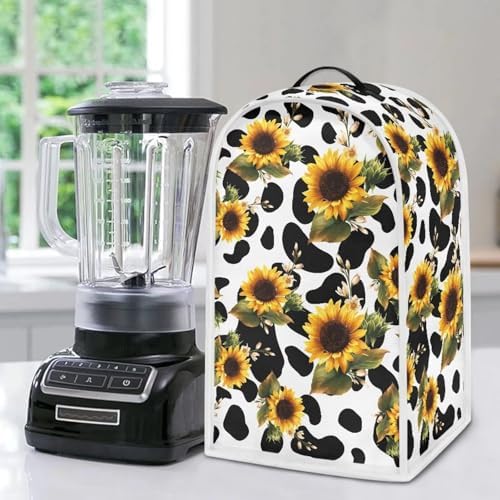 Blender Dust Cover with Cow Print