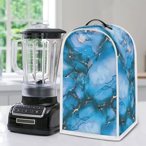 Blue Marble Blender Cover for Kitchen Appliances