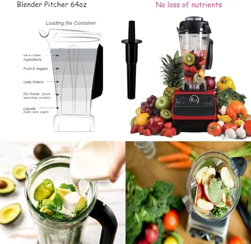 64oz Blender Pitcher With Classic Tamper