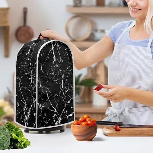CLOHOMIN Black Marble Print Blender Dust Cover