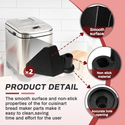2-Pack CBK-110KP Kneading Paddle for Cuisinart Bread Maker 1