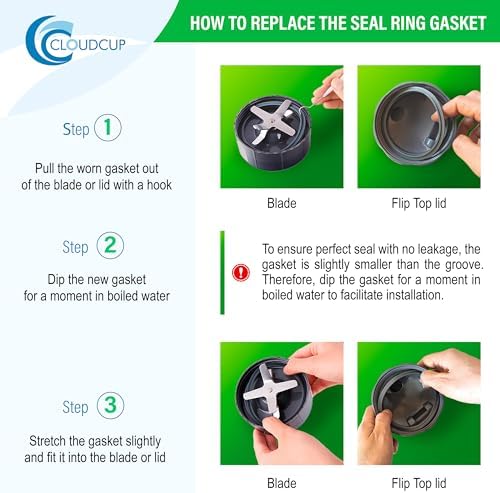 CloudCUP Seal Ring Gasket Replacement for NutriBullet