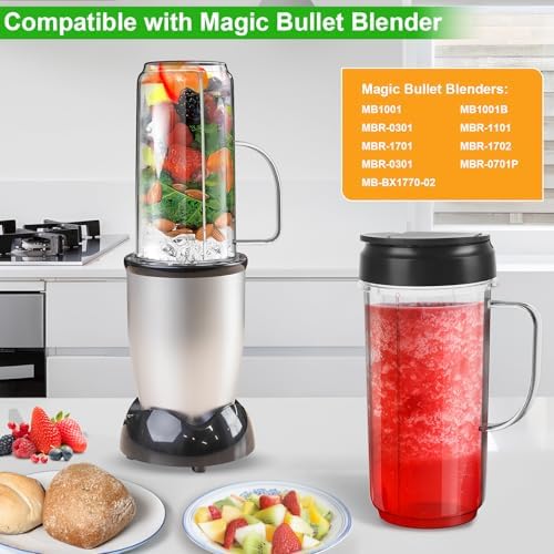 2 Pack Magic Bullet Blender Replacement Cups