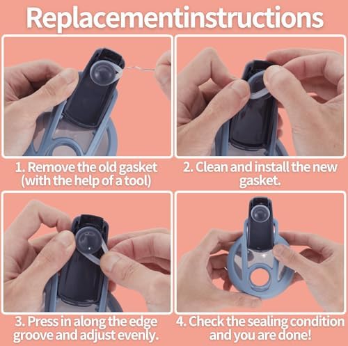 4PCS Shaper Bottle Gasket Replacement for BlenderBottle