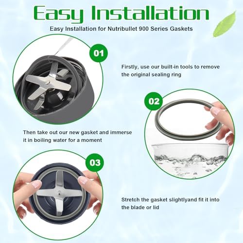 Nutribullet Gasket Replacement Rubber Seal Rings