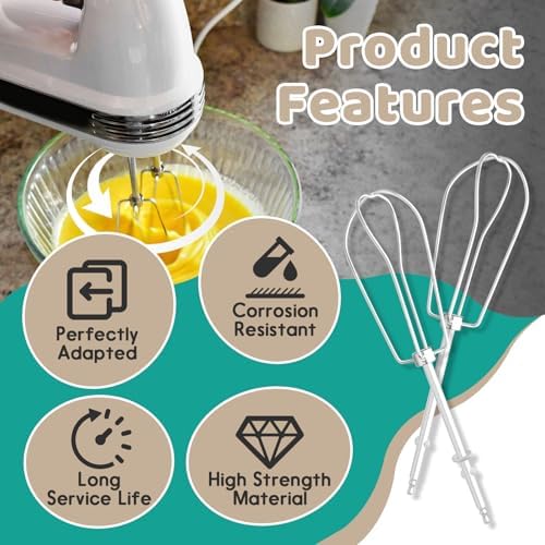2-Pack Hand Mixer Beaters for Cuisinart CHM Series