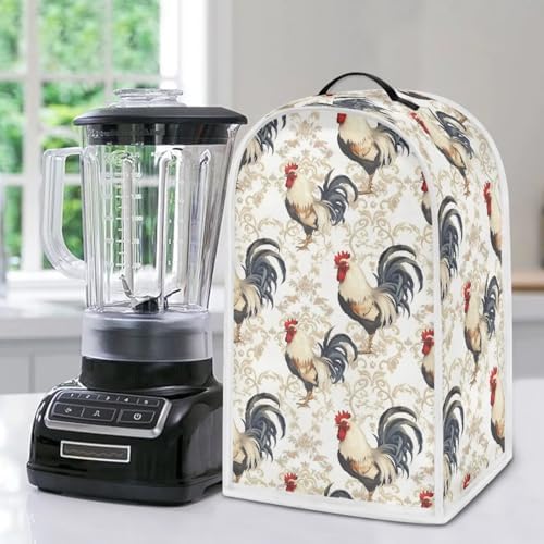 Rooster Print Blender Cover with Handle