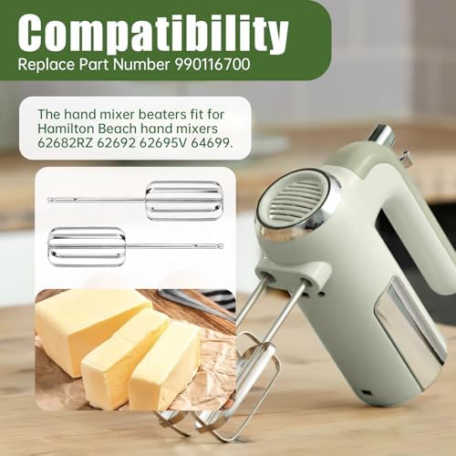 Hamilton Beach Hand Mixer Replacement Beaters 4 Pack