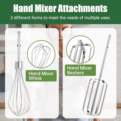 Hand Mixer Beaters with Whisk Attachment