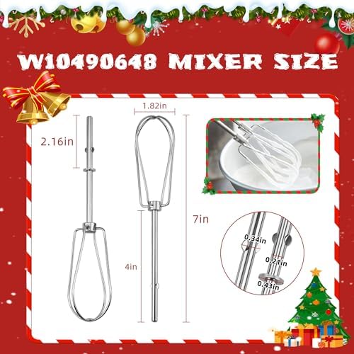 Fetechmate Hand Mixer Turbo Beaters 2 Pack