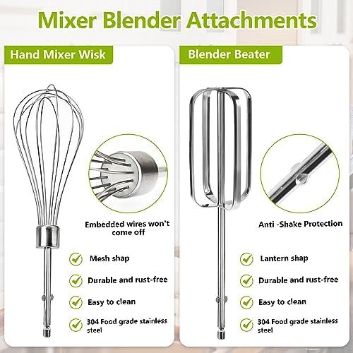 Stainless Steel Hand Mixer Beater 3 Pack