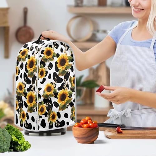 Blender Dust Cover with Cow Print