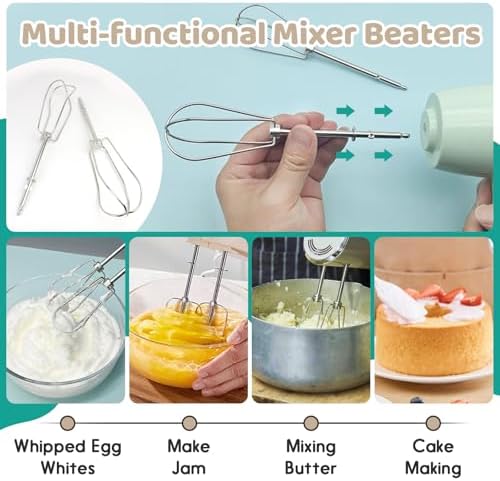 2-Pack Hand Mixer Beaters for Cuisinart CHM Series