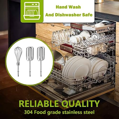 Stainless Steel Hand Mixer Beater 3 Pack