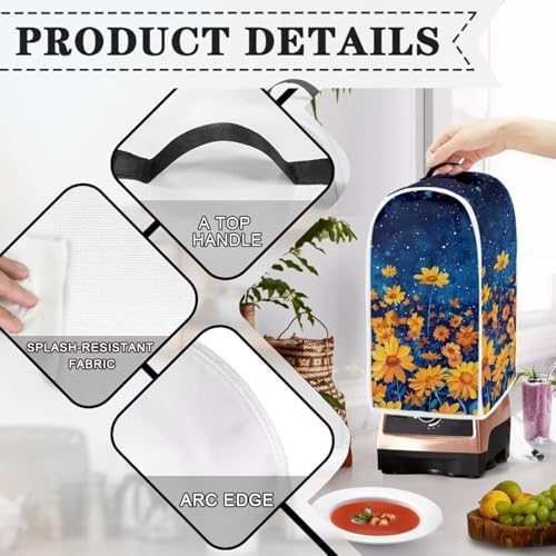 Annejudy Daisy Floral Blender Cover