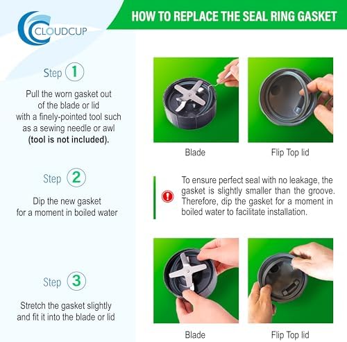 CloudCUP Seal Ring Gasket Replacement 2 Pcs