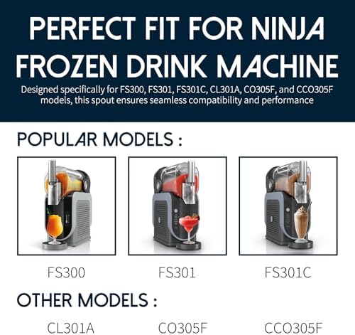 Detachable Spout for Ninja Frozen Drink Machine