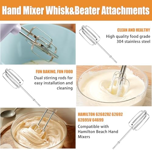Sefream Hand Mixer Beaters 4 Pack