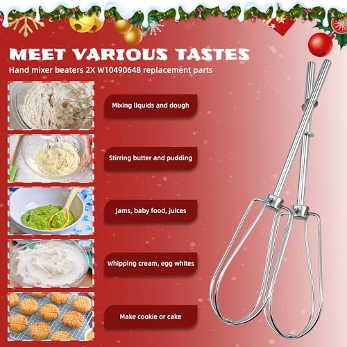 Fetechmate Hand Mixer Turbo Beaters 2 Pack