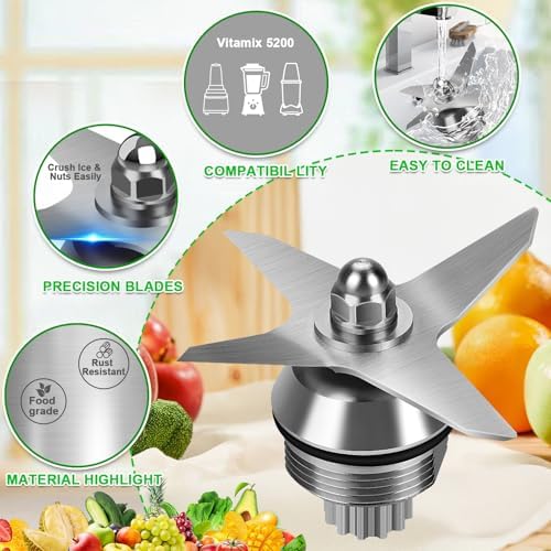 Wet Blender Blade Replacement for Vitamix 5200 Series