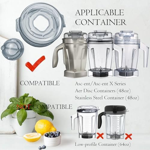 Sacumea 48oz Blender Lid Replacement 1