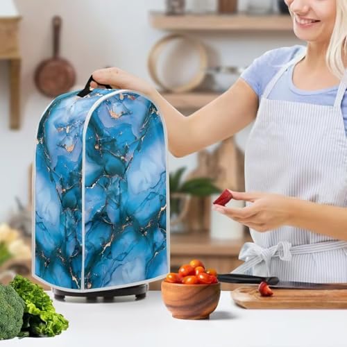 Blue Marble Blender Cover for Kitchen Appliances