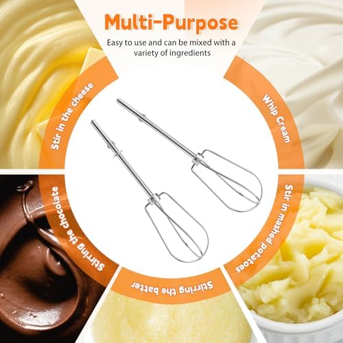 Hand Mixer Beaters for KitchenAid Stainless Steel