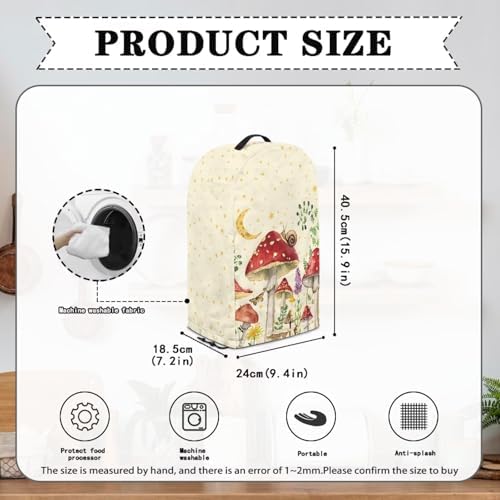 Mushroom Snail Blender Cover for Food Processors