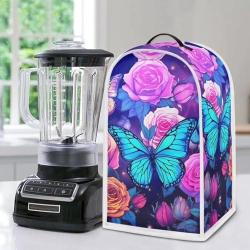 Butterfly Rose Blender Dust Cover with Handle