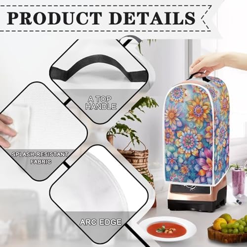 Bohe Flower Print Blender Dust Cover