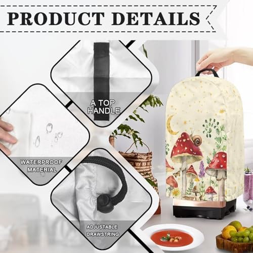 Mushroom Snail Blender Cover for Food Processors