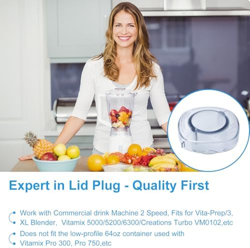 Swess 64 Oz Lid Plug Replacement For Vita Mix Blender