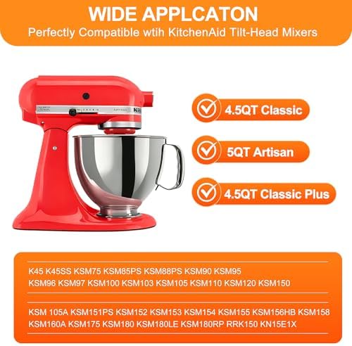 5QT Food Grade Stainless Steel Mixer Bowl