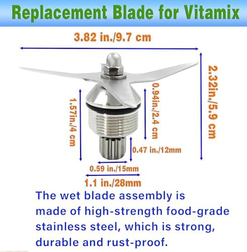 Stainless Steel Blender Blade Replacement For Vitamix 64 Oz 1