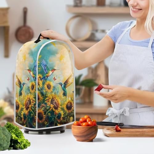 Hummingbirds Sunflower Kitchen Appliance Cover