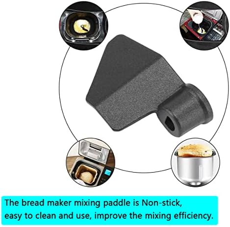 2 Pack Breadmaker Paddle Non-Stick and Carbon Steel