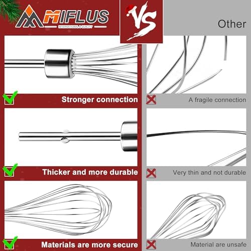 Stainless Steel Egg Beater for Hand Mixer