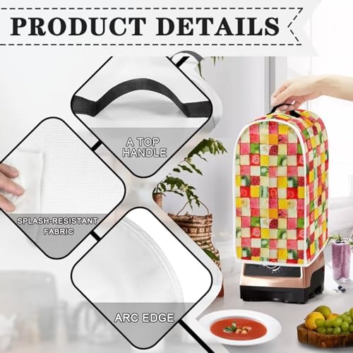 Blender Cover with Durable Handle for Kitchen Appliance