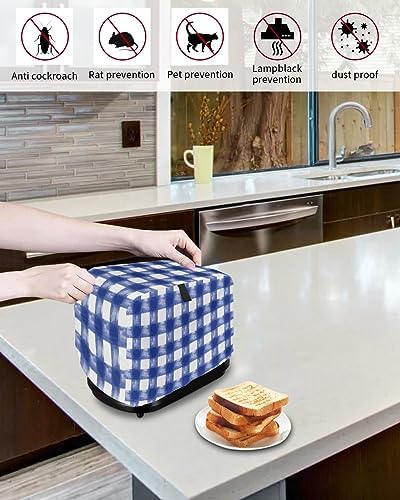 Toaster Covers 2 Slice Slot Buffalo Check Farmhouse Kitchen Bakeware Protector