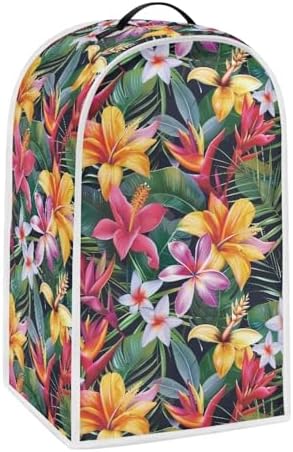 Tropical Flowers Blender Cover Dust Protection