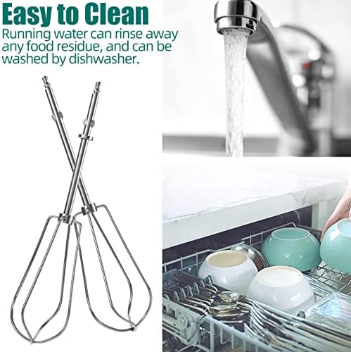 Stainless Steel Hand Mixer Beaters Set of 2
