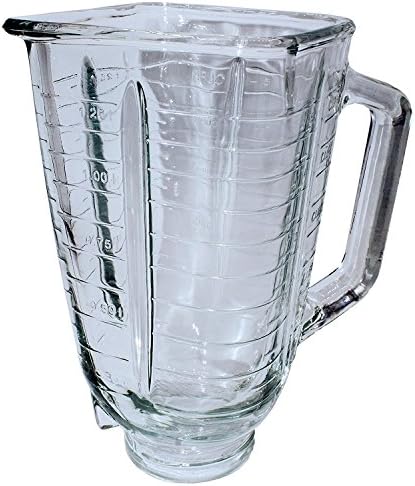 5 Cup Glass Jar Set With Blade And Lid